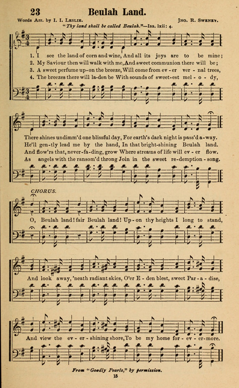The New Jubilee Harp: or Christian hymns and song. a new collection of hymns and tunes for public and social worship page 15