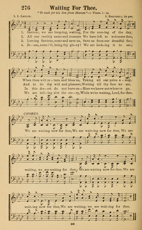 The New Jubilee Harp: or Christian hymns and song. a new collection of hymns and tunes for public and social worship page 166
