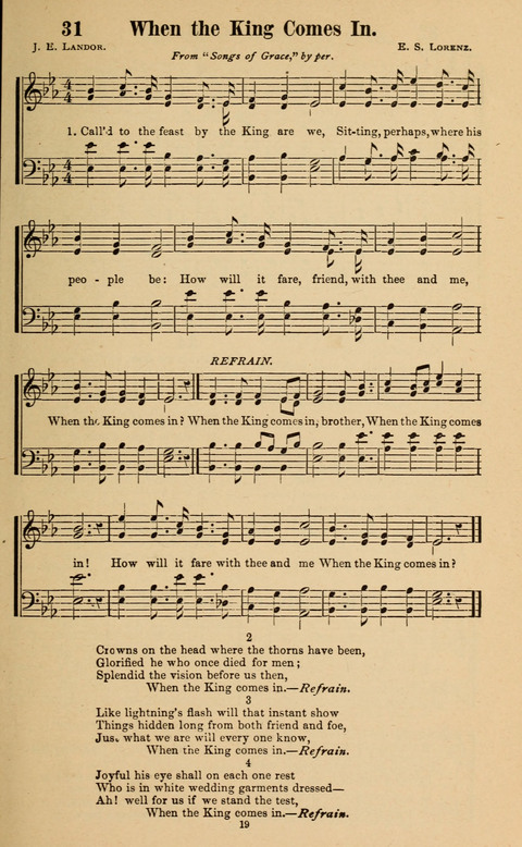 The New Jubilee Harp: or Christian hymns and song. a new collection of hymns and tunes for public and social worship page 19