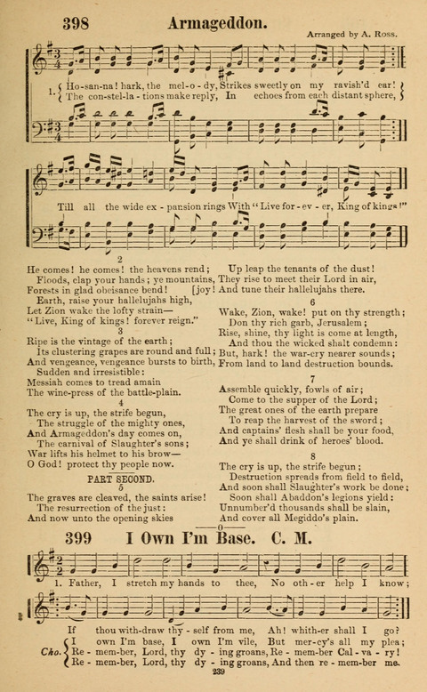 The New Jubilee Harp: or Christian hymns and song. a new collection of hymns and tunes for public and social worship page 239