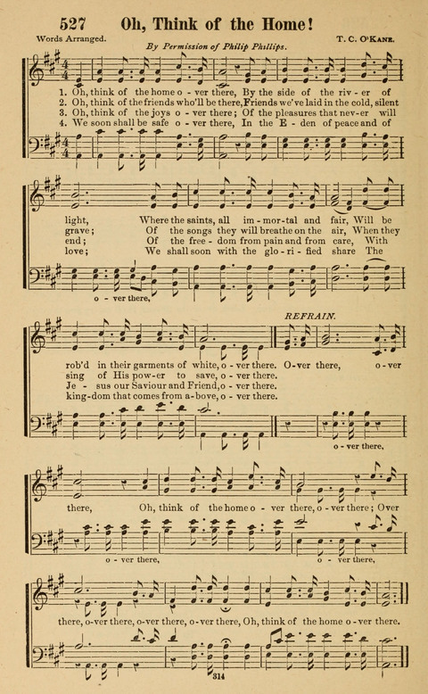 The New Jubilee Harp: or Christian hymns and song. a new collection of hymns and tunes for public and social worship page 314