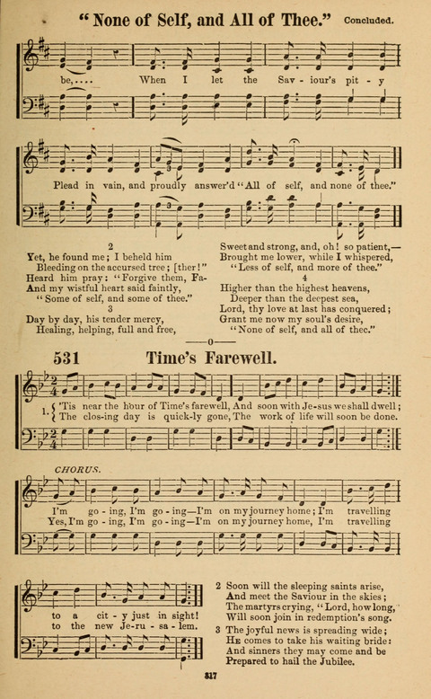 The New Jubilee Harp: or Christian hymns and song. a new collection of hymns and tunes for public and social worship page 317