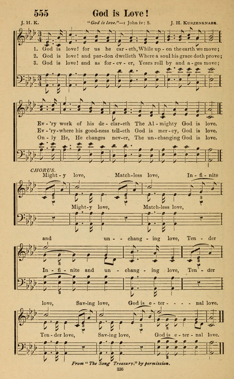 The New Jubilee Harp: or Christian hymns and song. a new collection of hymns and tunes for public and social worship page 336