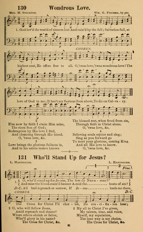 The New Jubilee Harp: or Christian hymns and song. a new collection of hymns and tunes for public and social worship page 81