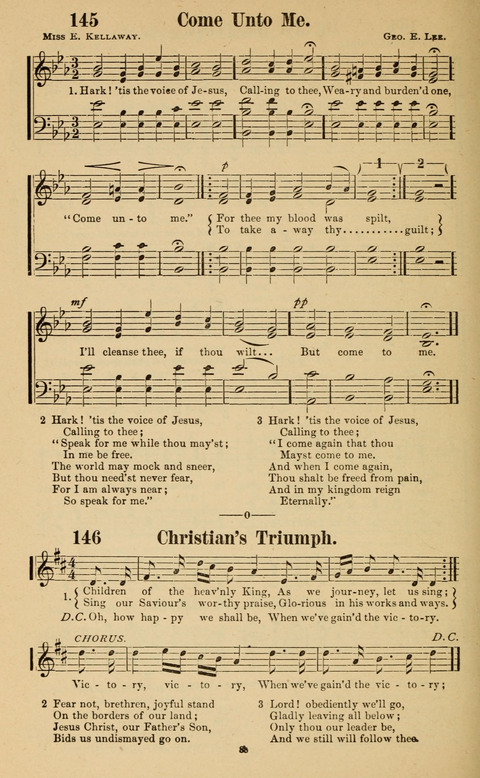 The New Jubilee Harp: or Christian hymns and song. a new collection of hymns and tunes for public and social worship page 88