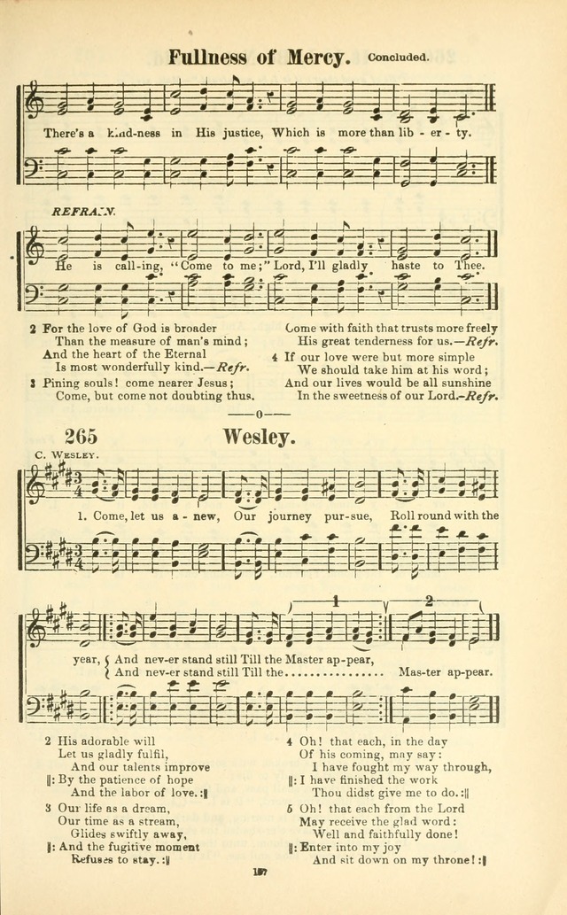 The New Jubilee Harp: or Christian hymns and songs. a new collection of hymns and tunes for public and social worship (With supplement) page 157