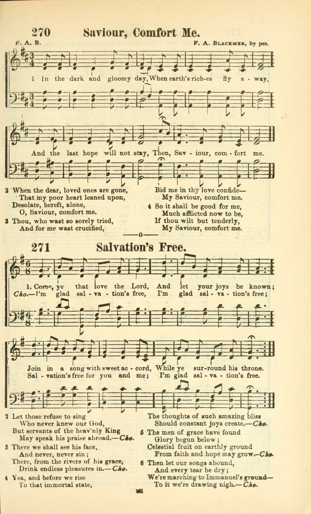 The New Jubilee Harp: or Christian hymns and songs. a new collection of hymns and tunes for public and social worship (With supplement) page 161