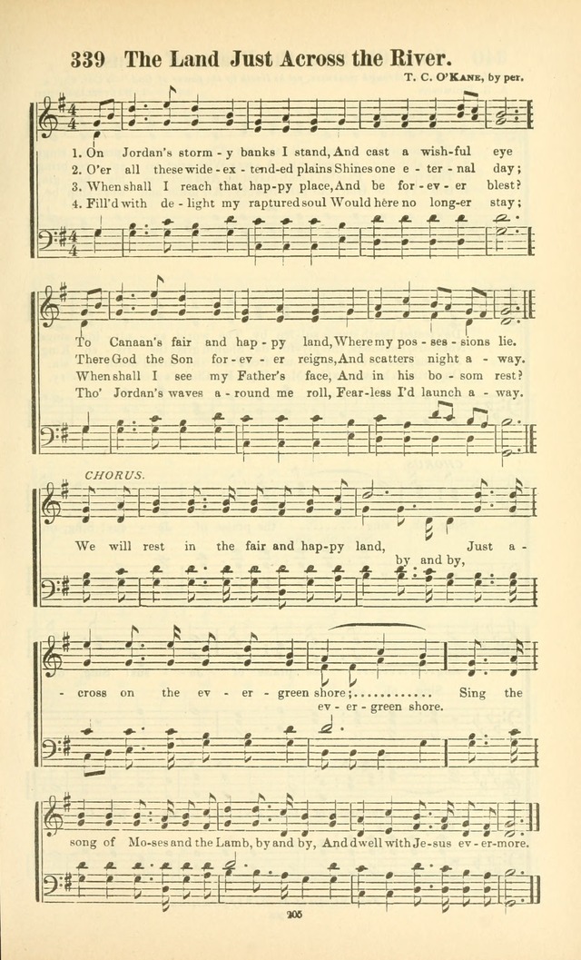 The New Jubilee Harp: or Christian hymns and songs. a new collection of hymns and tunes for public and social worship (With supplement) page 207
