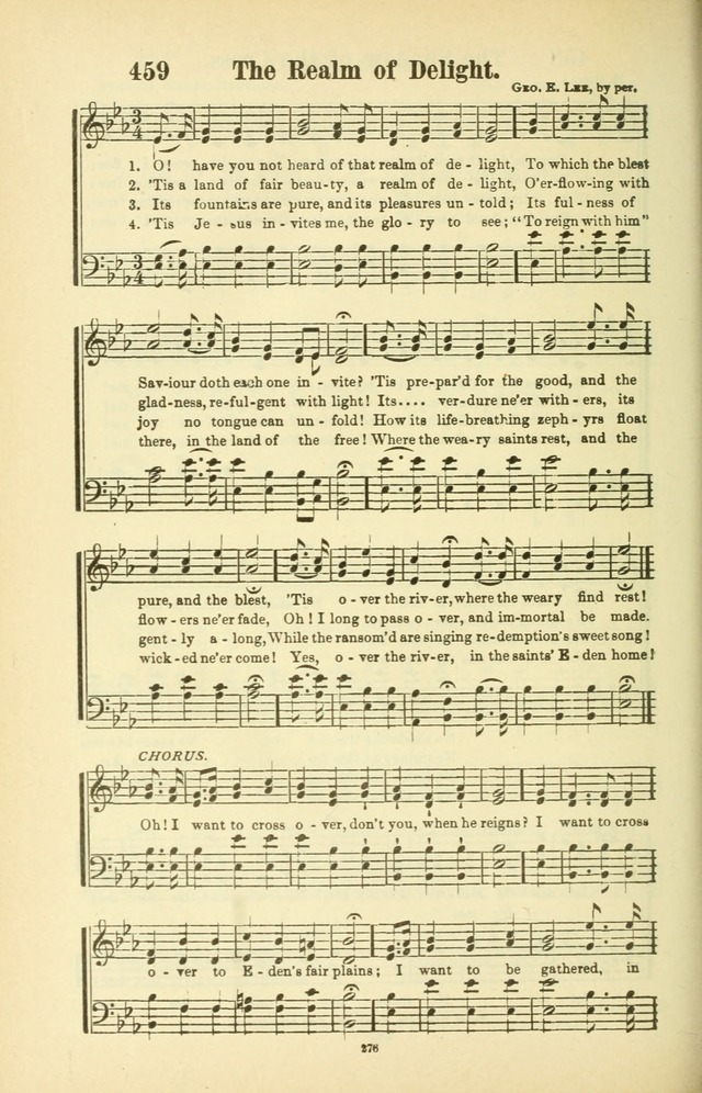 The New Jubilee Harp: or Christian hymns and songs. a new collection of hymns and tunes for public and social worship (With supplement) page 280