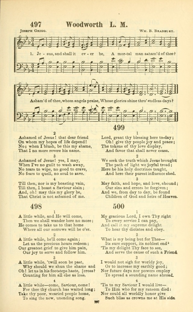 The New Jubilee Harp: or Christian hymns and songs. a new collection of hymns and tunes for public and social worship (With supplement) page 301