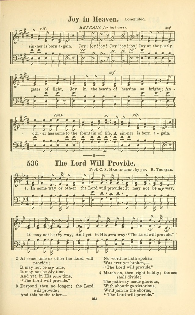 The New Jubilee Harp: or Christian hymns and songs. a new collection of hymns and tunes for public and social worship (With supplement) page 325