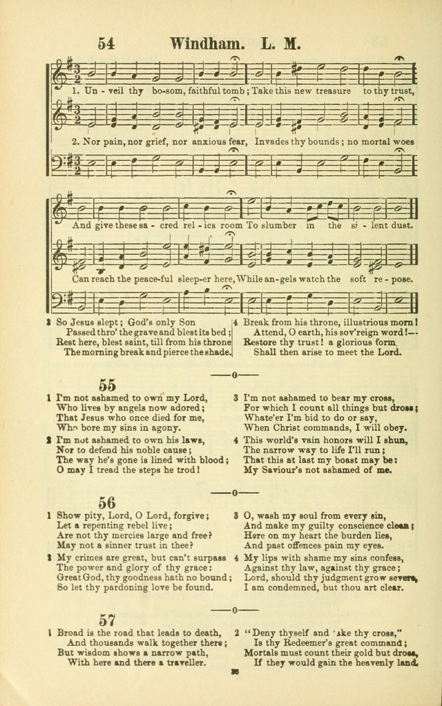 The New Jubilee Harp: or Christian hymns and songs. a new collection of hymns and tunes for public and social worship (With supplement) page 36