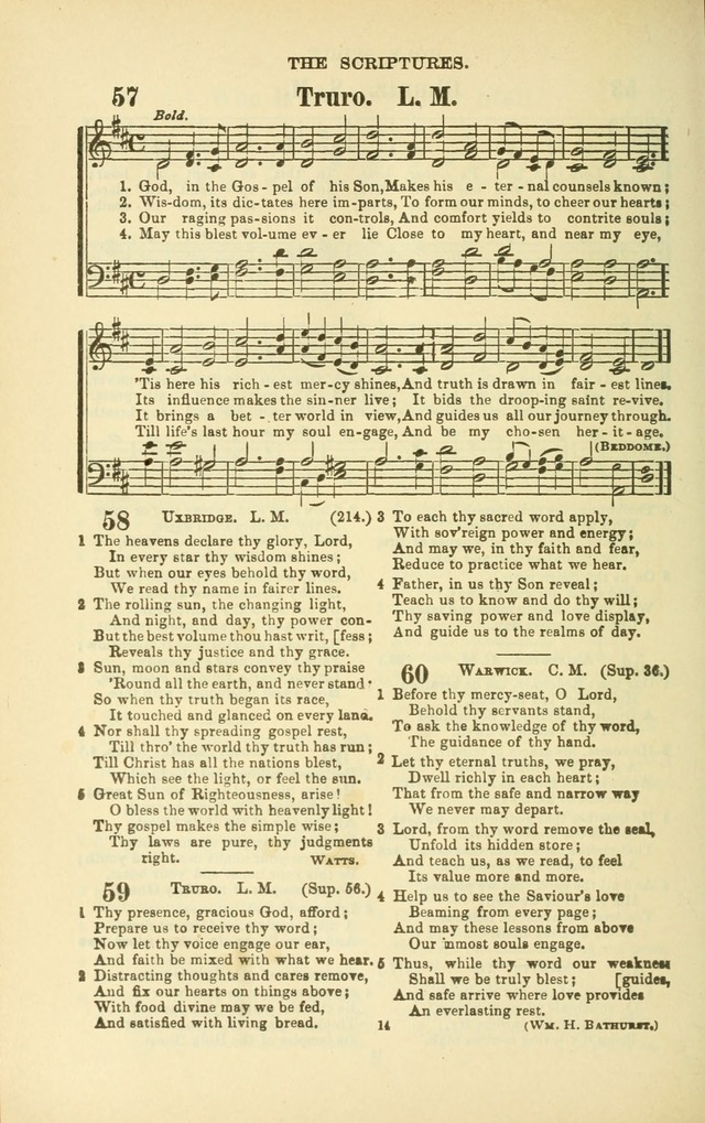 The New Jubilee Harp: or Christian hymns and songs. a new collection of hymns and tunes for public and social worship (With supplement) page 420