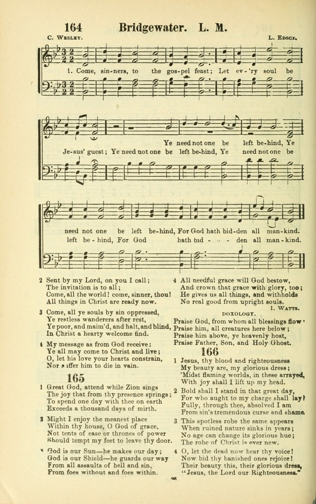 The New Jubilee Harp: or Christian hymns and songs. a new collection of hymns and tunes for public and social worship (With supplement) page 96