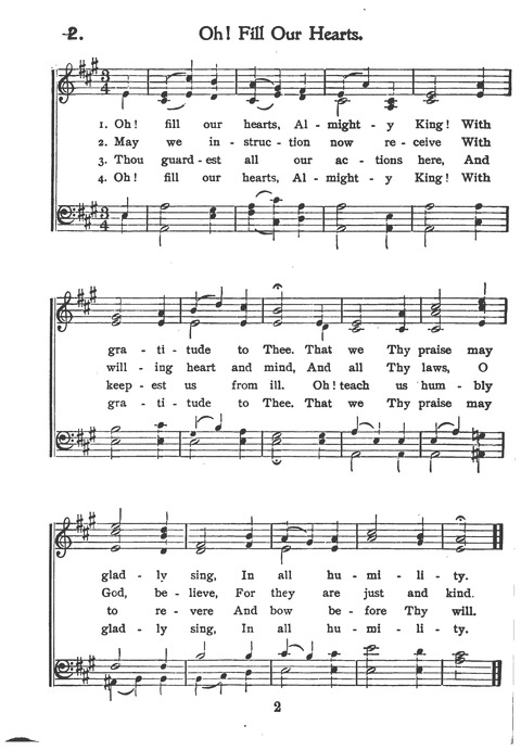 New Jewish Hymnal for Religious Schools and Junior Congregations. 8th ed. page 1