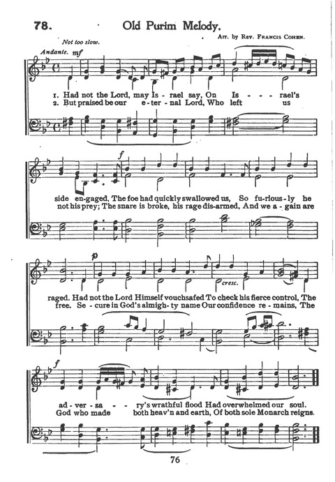 New Jewish Hymnal for Religious Schools and Junior Congregations. 8th ed. page 95