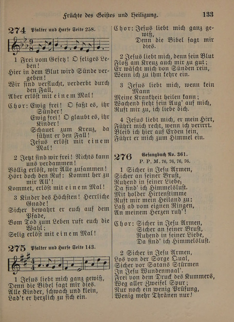 Der Neue Kleine Psalter: Zionslieder für den Gebrauch in Erbauungsstunden und Lagerversammlungen page 133