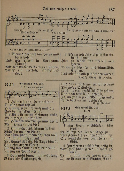 Der Neue Kleine Psalter: Zionslieder für den Gebrauch in Erbauungsstunden und Lagerversammlungen page 187