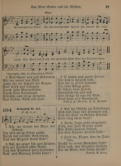 Der Neue Kleine Psalter: Zionslieder für den Gebrauch in Erbauungsstunden und Lagerversammlungen page 49