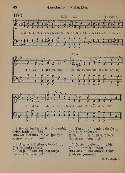 Der Neue Kleine Psalter: Zionslieder für den Gebrauch in Erbauungsstunden und Lagerversammlungen page 68