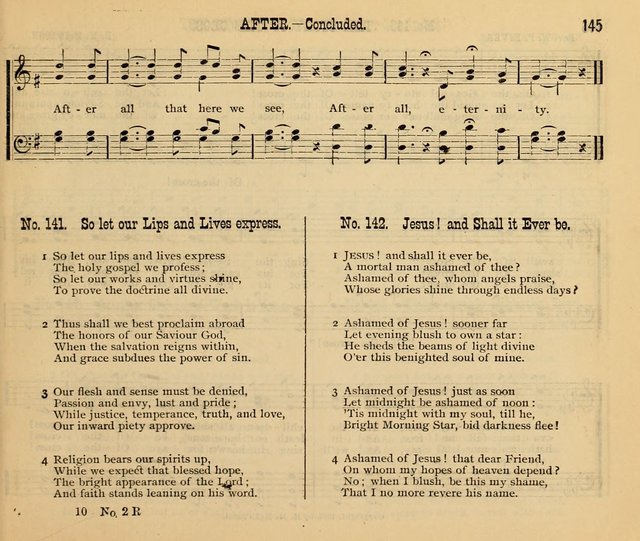 New Life No. 2: songs and tunes for Sunday schools, prayer meetings, and revival occasions page 145