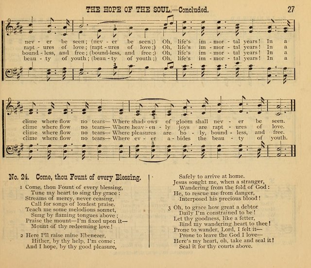 New Life No. 2: songs and tunes for Sunday schools, prayer meetings, and revival occasions page 27