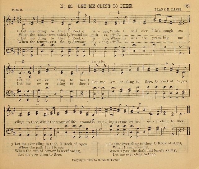 New Life No. 2: songs and tunes for Sunday schools, prayer meetings, and revival occasions page 61