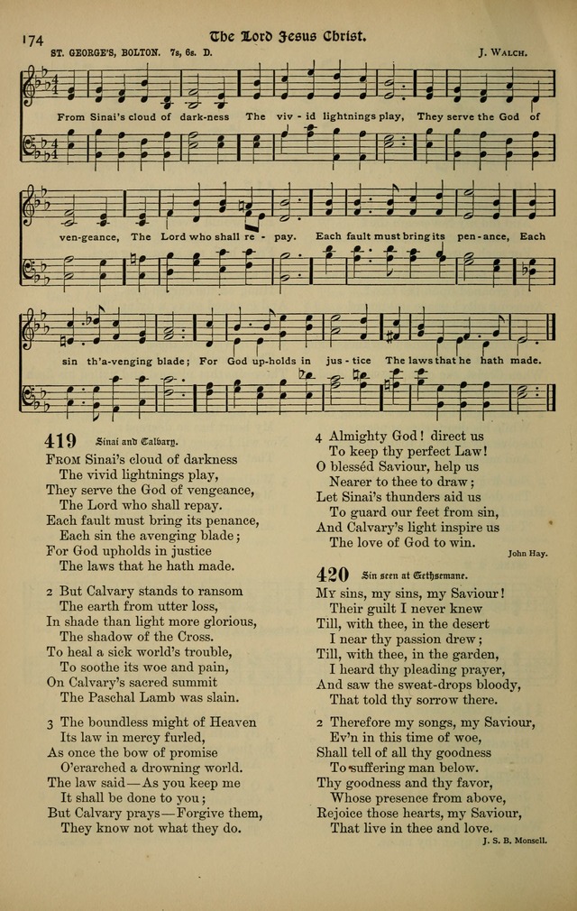 The New Laudes Domini: a selection of spiritual songs, ancient and modern for use in Baptist churches page 174