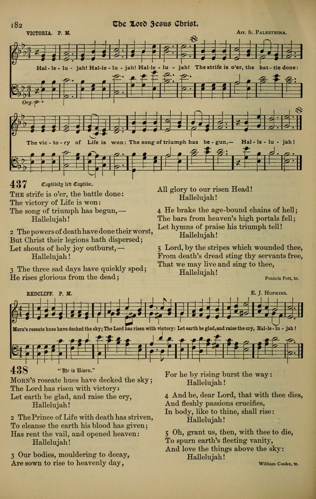The New Laudes Domini: a selection of spiritual songs, ancient and modern for use in Baptist churches page 182