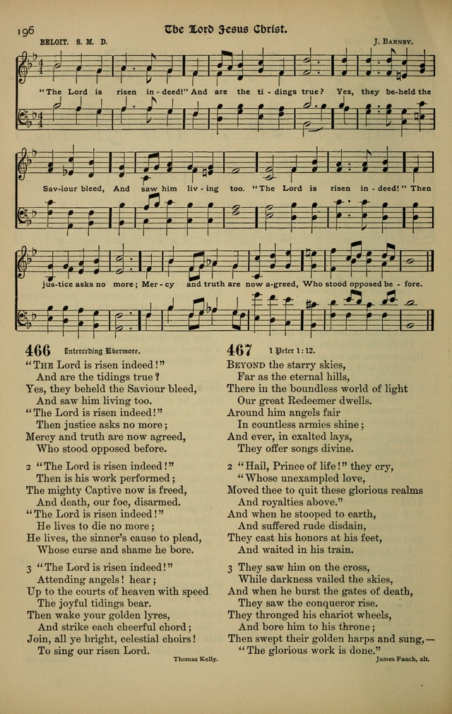 The New Laudes Domini: a selection of spiritual songs, ancient and modern for use in Baptist churches page 196