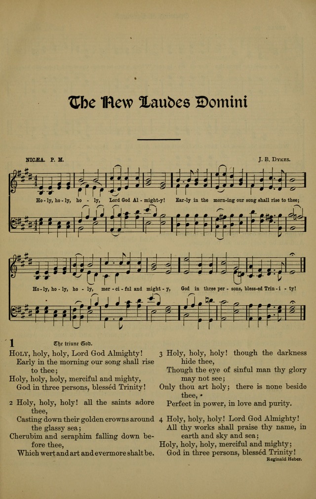 The New Laudes Domini: a selection of spiritual songs, ancient and modern for use in Baptist churches page 5