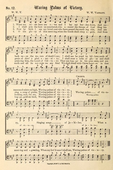 The New Life Hymnal page 12