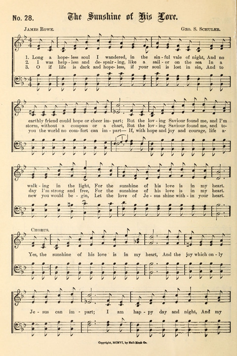 The New Life Hymnal page 28
