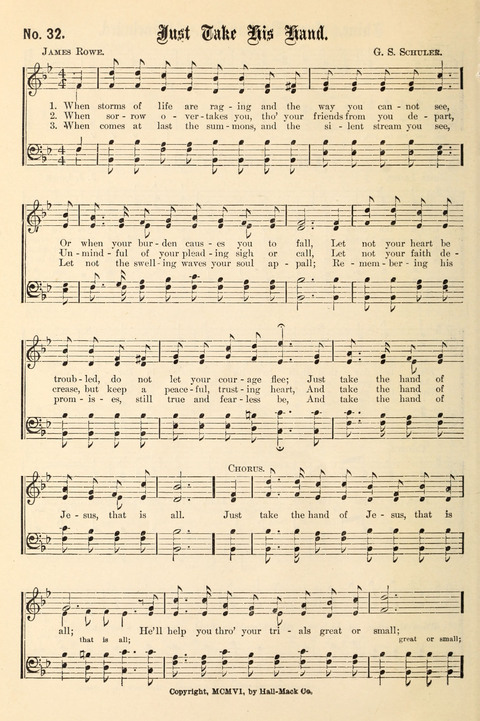 The New Life Hymnal page 32