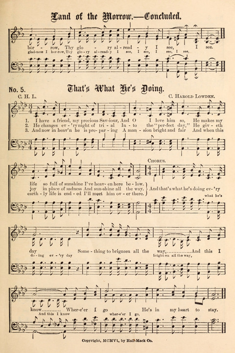 The New Life Hymnal page 5
