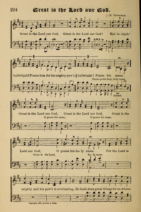 The New Living Hymns (Living Hymns No. 2) page 222