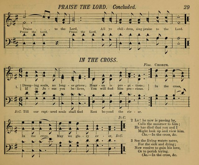 New Melodies of Praise: a collection of new tunes and hymns, for the Sabbath School and praise meeting page 34