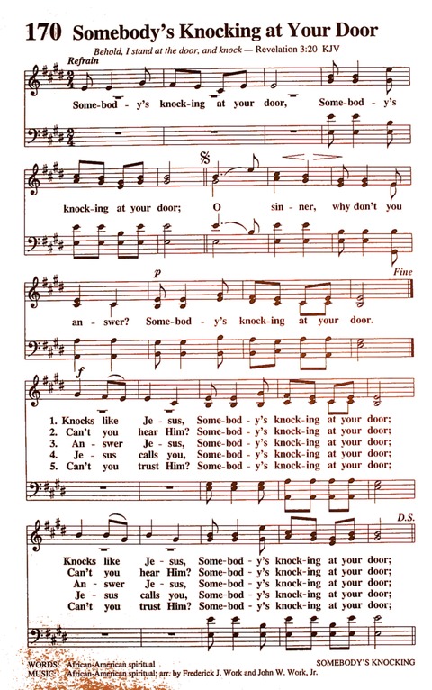 The New National Baptist Hymnal (21st Century Edition) page 196