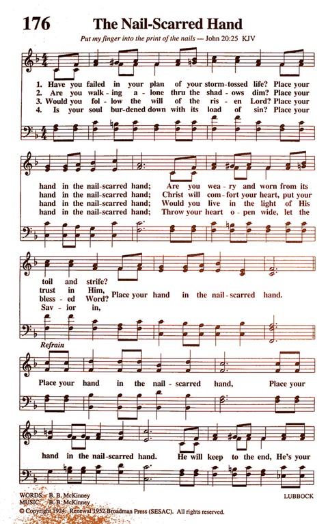 The New National Baptist Hymnal (21st Century Edition) page 202