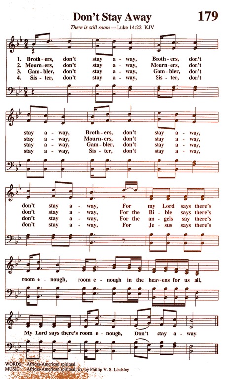 The New National Baptist Hymnal (21st Century Edition) page 205