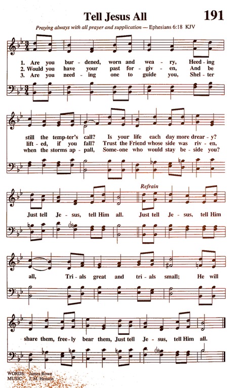 The New National Baptist Hymnal (21st Century Edition) page 219