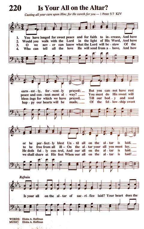 The New National Baptist Hymnal (21st Century Edition) page 250