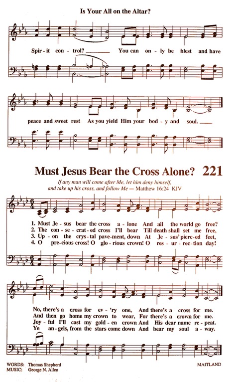 The New National Baptist Hymnal (21st Century Edition) page 251