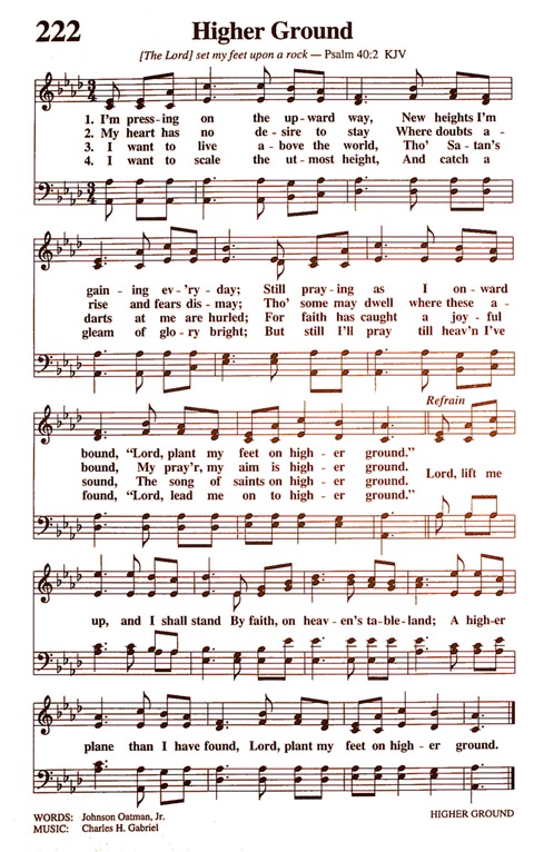 The New National Baptist Hymnal (21st Century Edition) page 252