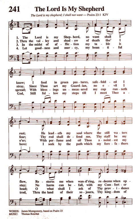 The New National Baptist Hymnal (21st Century Edition) page 276