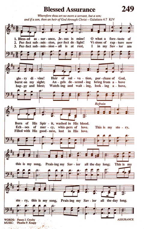The New National Baptist Hymnal (21st Century Edition) page 285