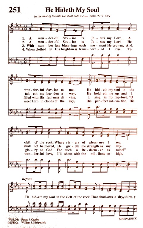 The New National Baptist Hymnal (21st Century Edition) page 288