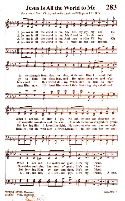 The New National Baptist Hymnal (21st Century Edition) page 329