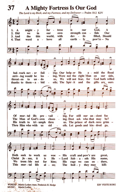 The New National Baptist Hymnal (21st Century Edition) page 40