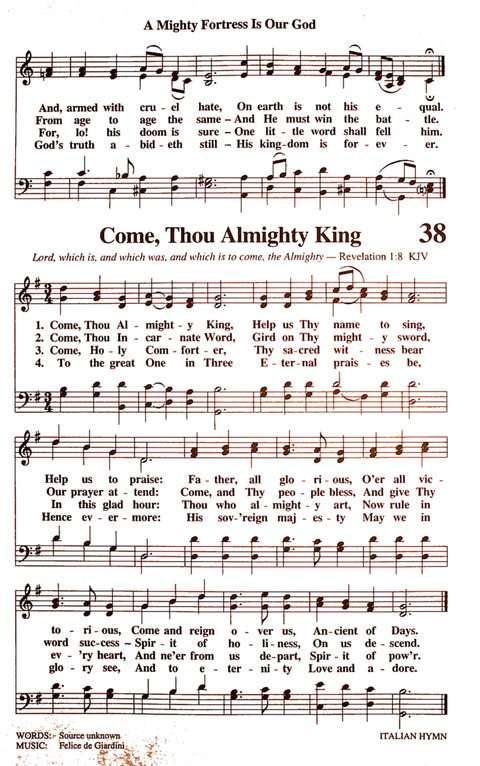 The New National Baptist Hymnal (21st Century Edition) page 41